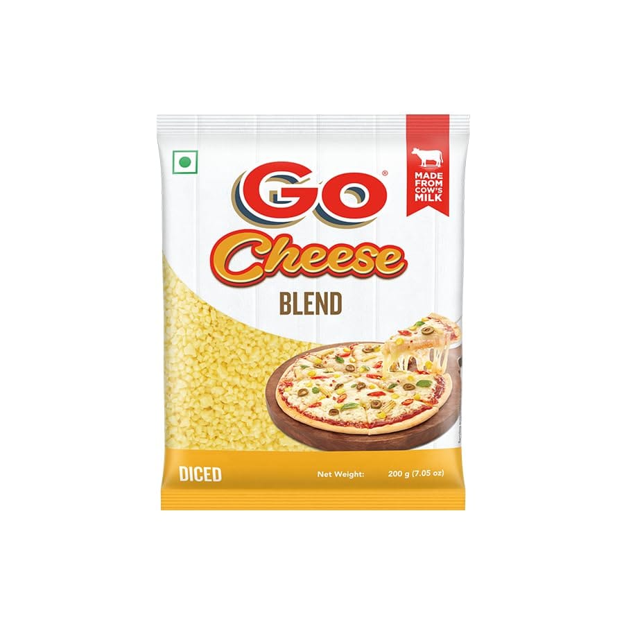 Go Cheese Mozzarella Blend, 200Gm