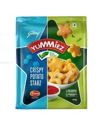 Godrej Yummiez Crispy Potato Starz, 400 G