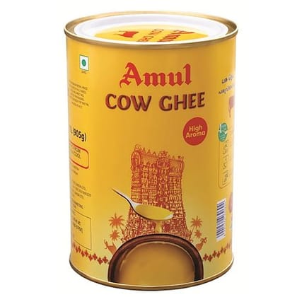 Amul High Aroma Cow Ghee/Tuppa, 1 L Tin
