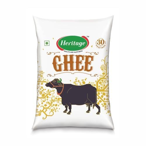 Heritage Buffalo Ghee/Tuppa, Special Grade With Milk Fat, 1000 Ml Pouch