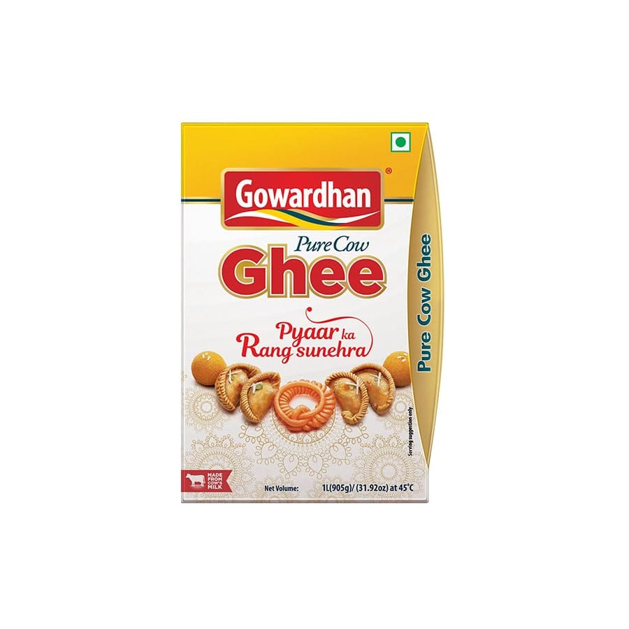Gowardhan Ghee, 1Ltr Rt Pack