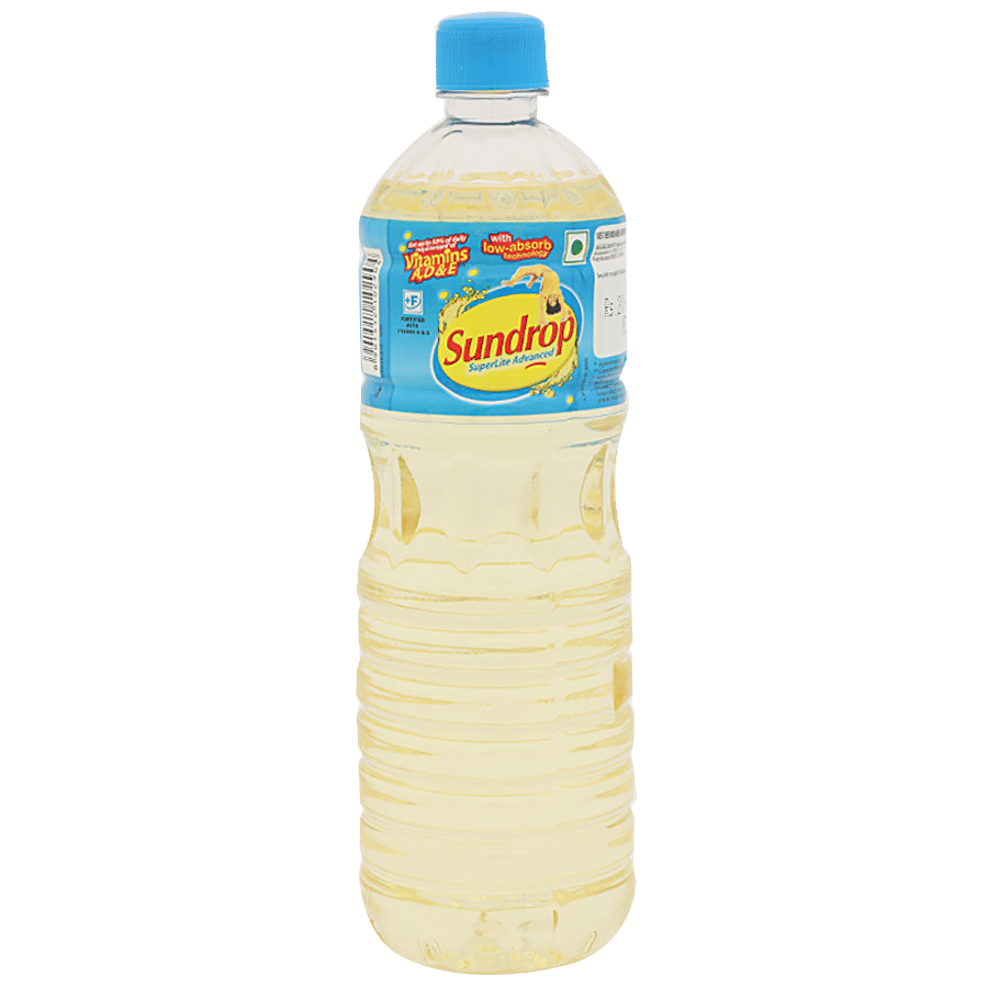 Sundrop Super Lite Advanced, Sunflower Oil Pet, 1 L Bottle