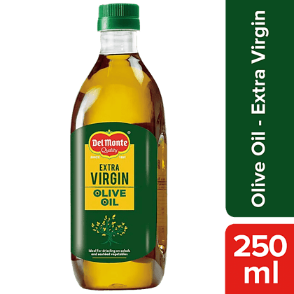 Del Monte Extra Virgin Olive Oil, 250 Ml Plastic Bottle