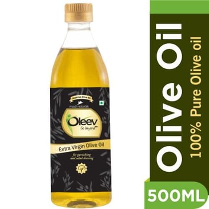 Oleev Extra Virgin Olive Oil, Garnishing & Salad Dressing, 500 Ml