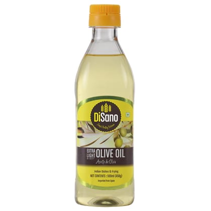 Disano Extra Light Olive Oil, Ideal For Indian Dishes And Frying, 500Ml