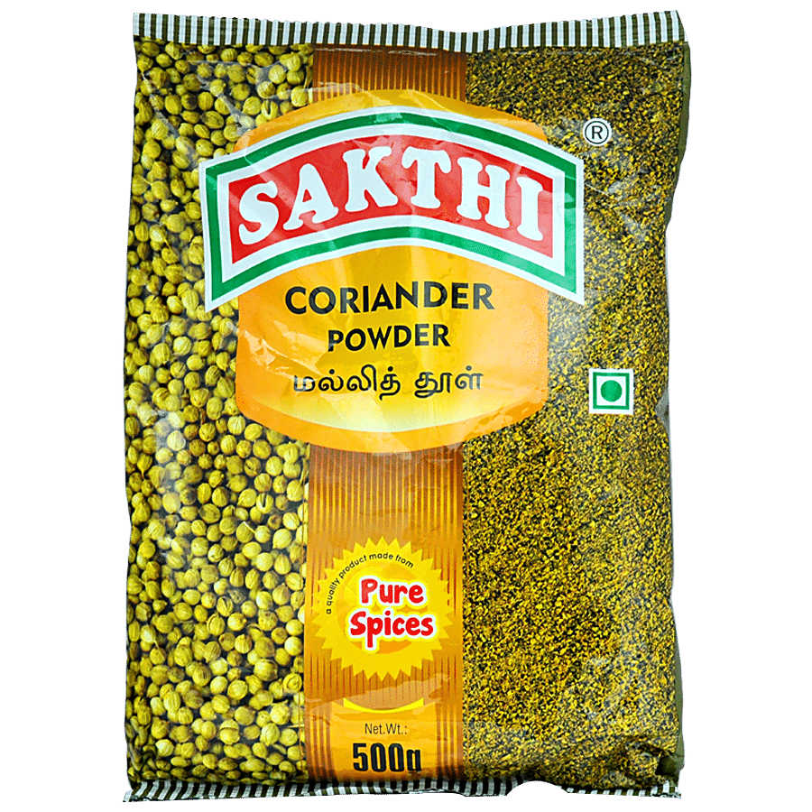 Sakthi Coriander Powder, 500 G Pouch