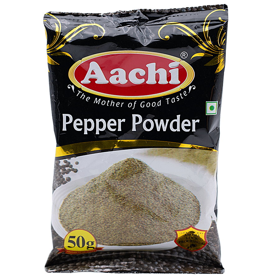 Aachi Powder, Pepper, 50 G Pouch