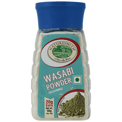 Naturesmith Wasabi Powder Seasoning, Hot, Spicy & Flavourful, 40 G (Get 20 G Extra)