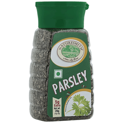Naturesmith Parsley Seasoning, Use With Pizza, Bread, Salad, No Preservatives & Colours, 20 G Small Jar