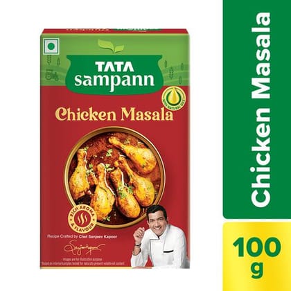 Tata Sampann Chicken Masala, With Natural Oils, Crafted By Chef Sanjeev Kapoor, 100 G