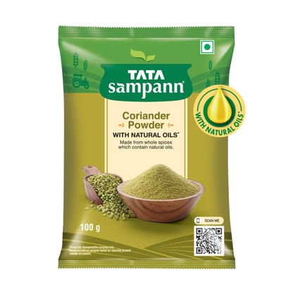 Tata Sampann Coriander Powder With Natural Oils, 100G, Dhania Powder