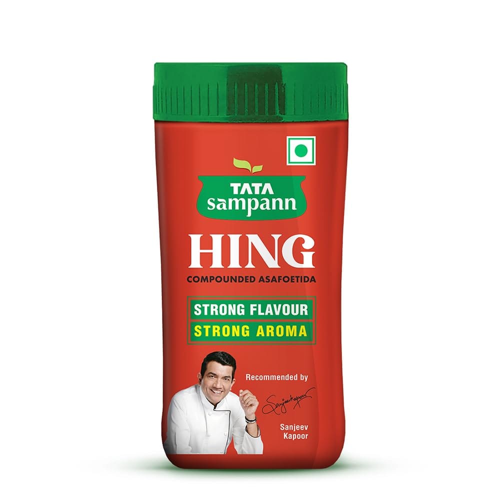 Tata Sampann Hing, Compunded Asafoetida (Bandhani Hing), 100G, Recommended By Chef Sanjeev Kapoor, Strong Flavour & Aroma