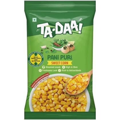 Tadaa Boiled Sweet Corn Kernel, Spice Up With Chat Masala Seasoning, 225 G