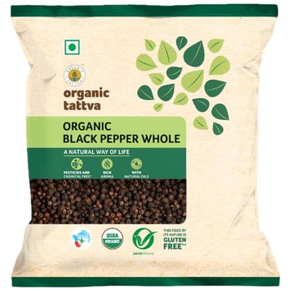 Organic Tattva Black Pepper, 100 G Pouch