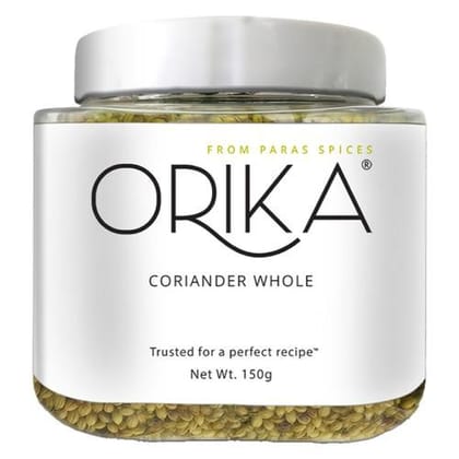 Orika Coriander Seeds/Kottambari Beeja, 150 G Pet Jar