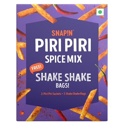 Snapin Piri Piri Spice Mix, With Shake Shake Bags, 15 G
