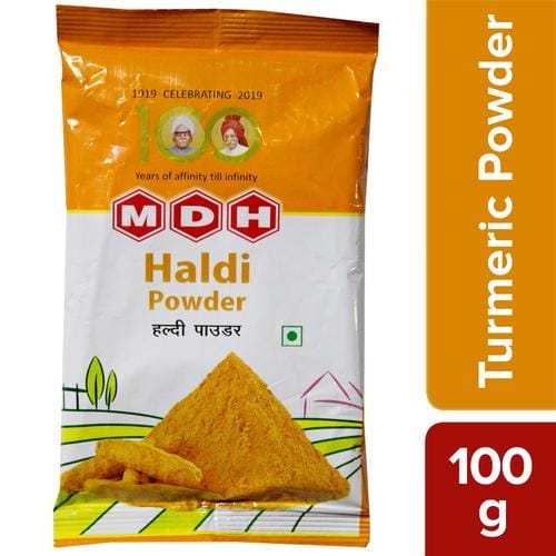 Mdh Powder, Haldi, 100 G Poly Pack