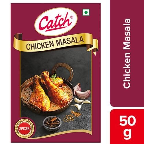 Catch Chicken Masala Powder, Exotic, Spices Blend, For Cooking, 50 G Carton