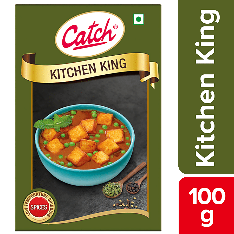 Catch Kitchen King Masala Powder, Exotic, Spices Blend, For Cooking, 100 G Carton