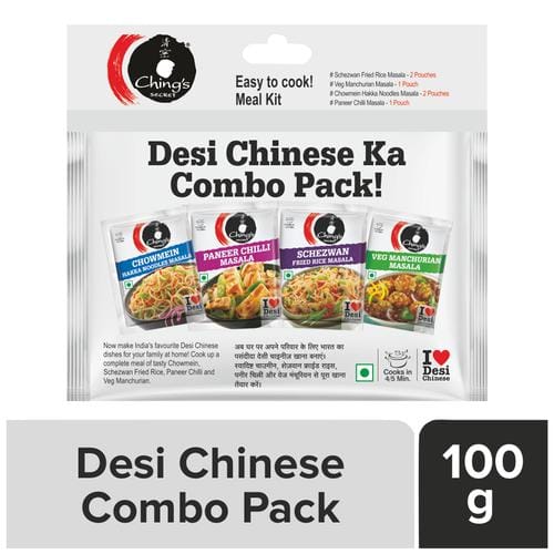 Ching's Secret Desi Chinese Masala Combo Pack, 120 G