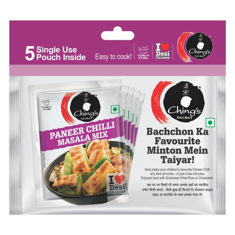 Ching's Secret Masala, Paneer Chilli, 100G