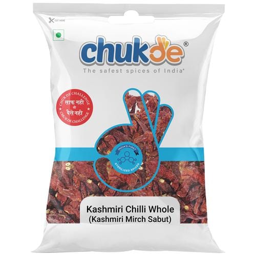 Chukde Kashmiri Mirch Sabut, 100G