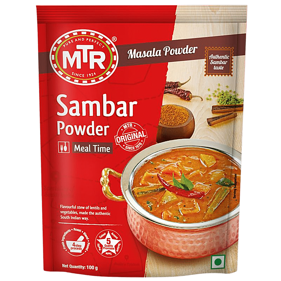 Mtr Masala, Sambar Powder, 100 G Pouch