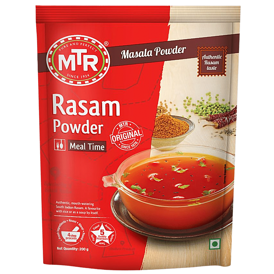 Mtr Masala, Rasam Powder, 200 G Pouch