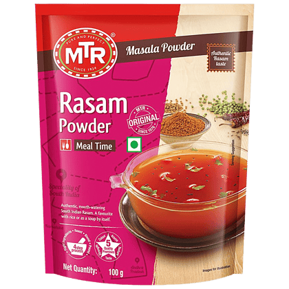 Mtr Masala, Rasam Powder, 100 G Pouch