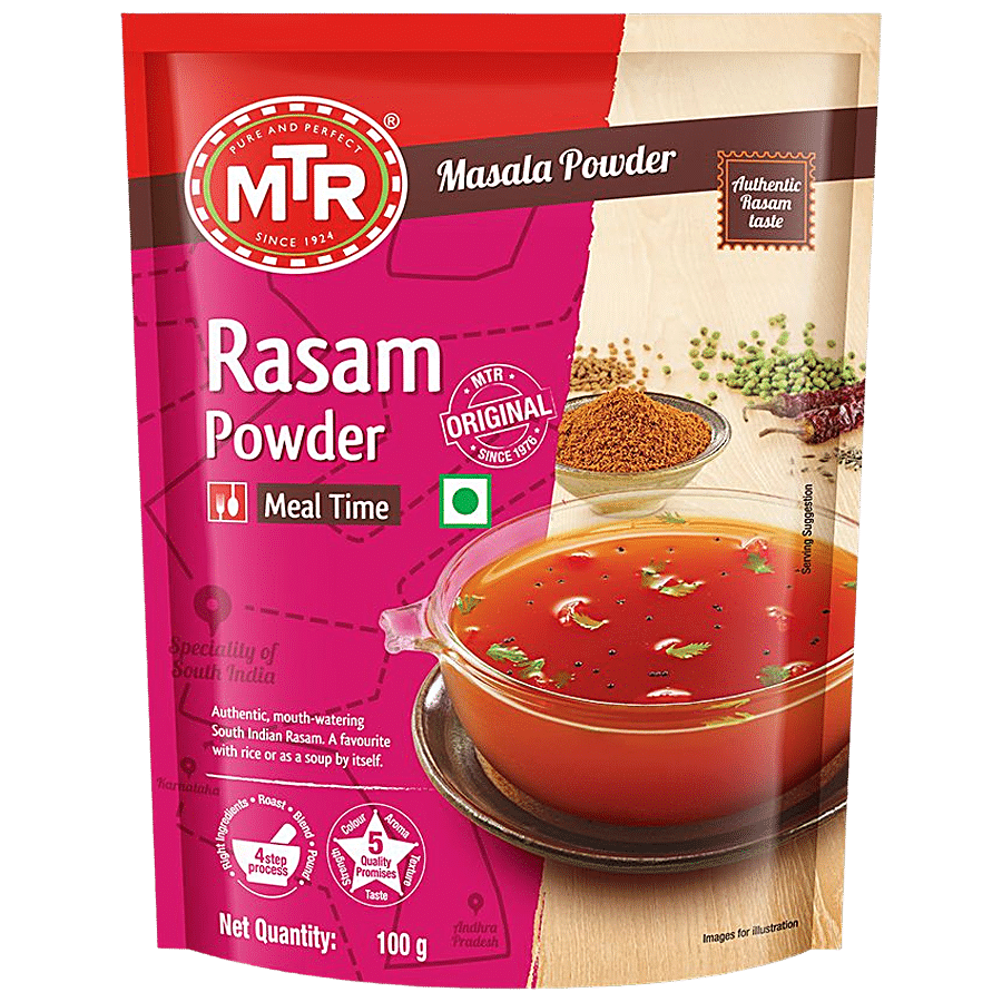 Mtr Masala, Rasam Powder, 100 G Pouch