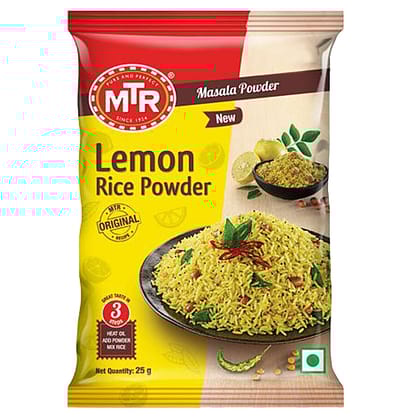 Mtr Masala, Lemon Rice Powder, 25 G