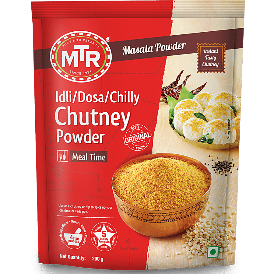 Mtr Masala, Chutney Powder, 200 G Pouch