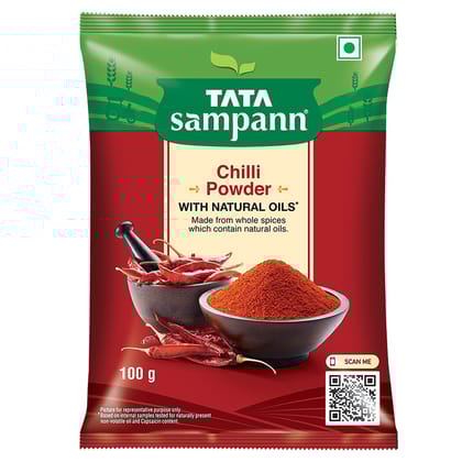 Tata Sampann Chilli Powder With Natural Oils, 100G