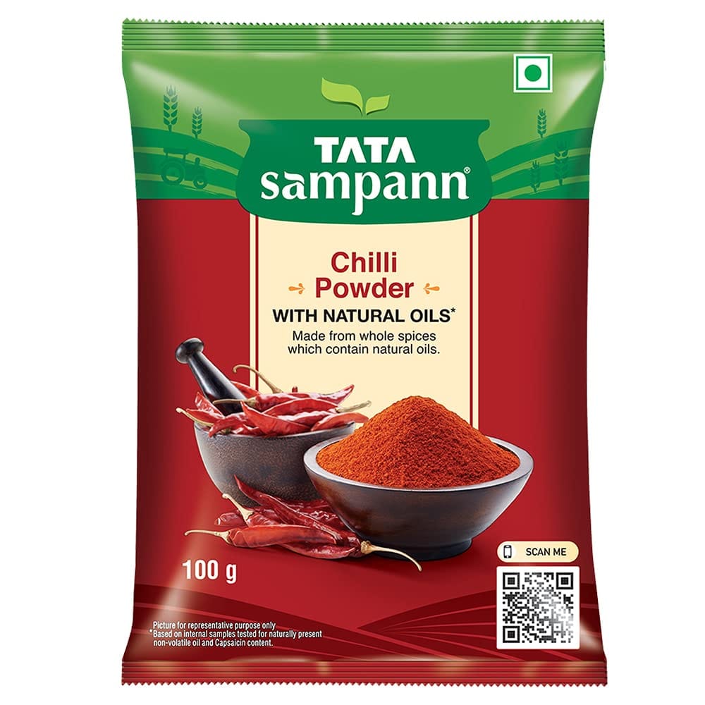 Tata Sampann Chilli Powder With Natural Oils, 100G