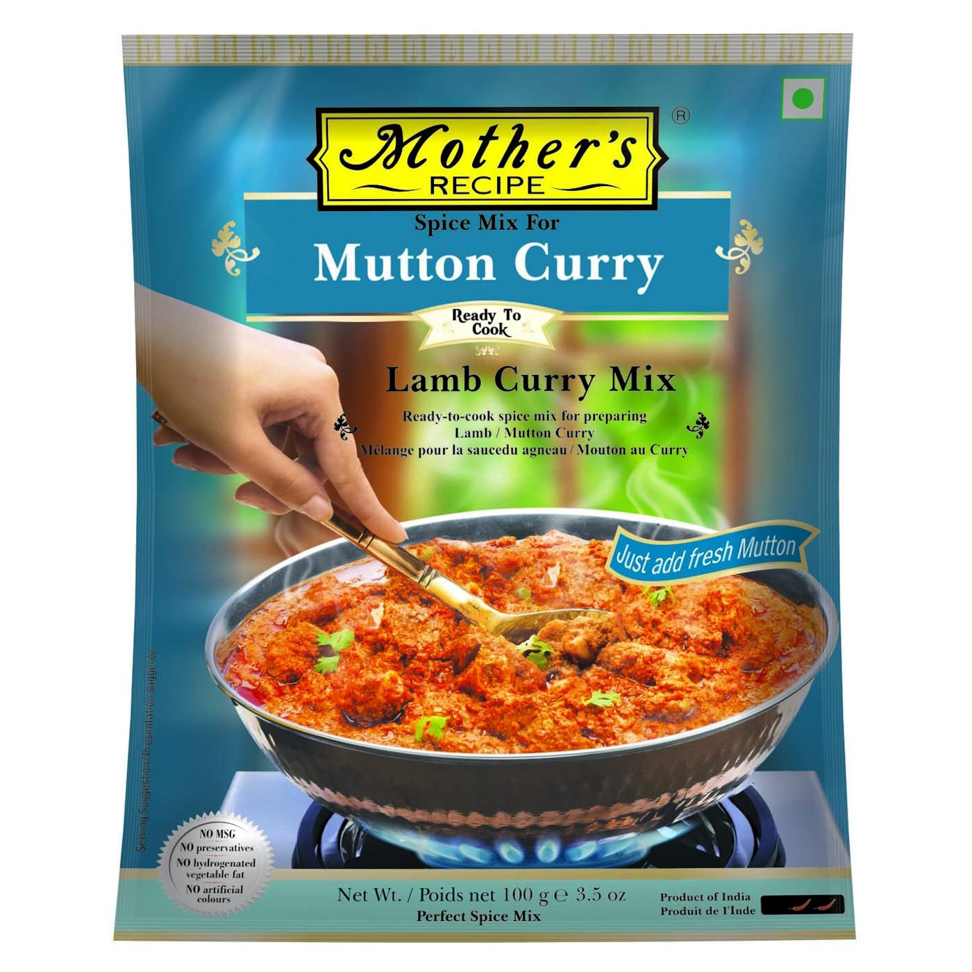 Mother's Recipe Mutton Curry Mix Pouch, 100 G
