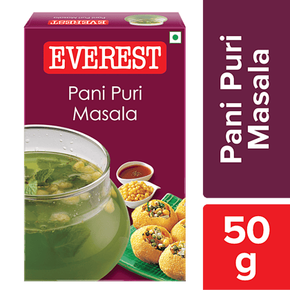 Everest Pani Puri Masala, 50 G Carton