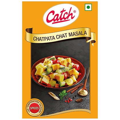 Catch Chatpata Chat Masala Powder, Spices & Herbs Blend, For Fruits, Salads, 100 G Carton