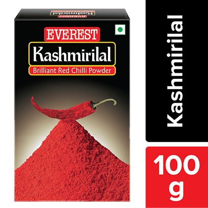 Everest Powder, Kashmirilal Ground Chilly, 100 G Carton