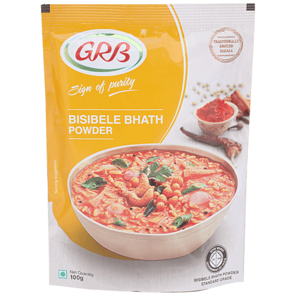 Grb Bisibele Bhath Powder, 100 G Pouch
