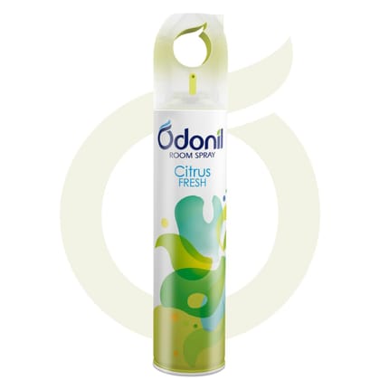 Odonil Room Air Freshner Spray, Citrus Fresh, 220 Ml, Nature Inspired Fragrance For Home & Office, Long Lasting Fragrance