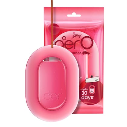 Godrej Aer O – Hanging Car Air Freshener – Rose Blossom (7.5G), Car Accessories