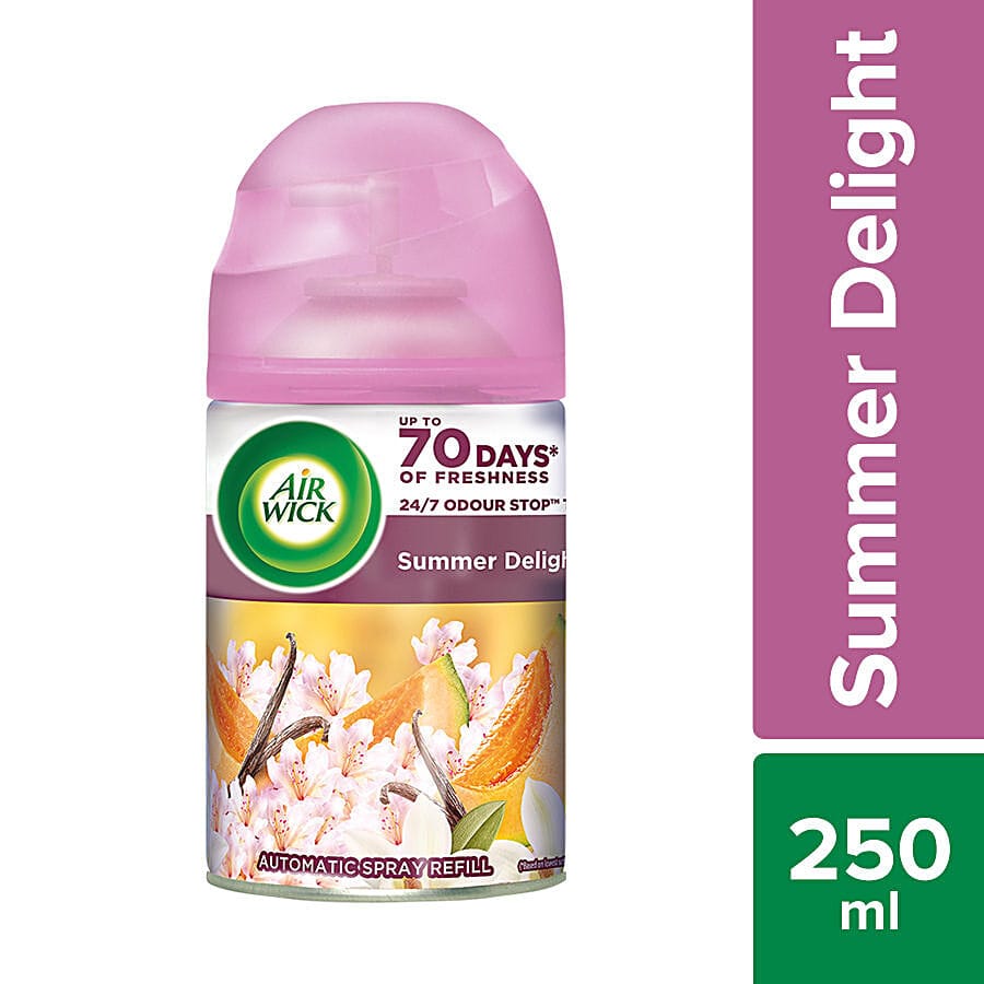 Air Wick Freshmatic Automatic Air Freshener Spray Refill, Summer Delights, 250 Ml