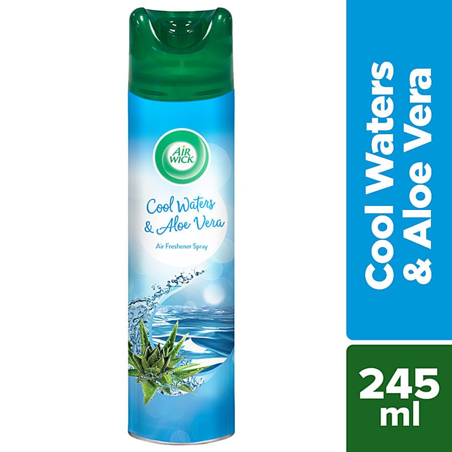 Air Wick Air Freshener Spray, Cool Waters & Aloe Vera, 245 Ml