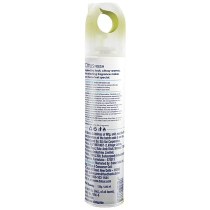 Odonil Room Air Freshener Spray, Citrus Fresh, 220 Ml