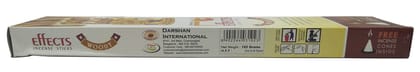 Darshan Effects Incense Sticks, Woody (With Free Incense Cones), 105G Carton
