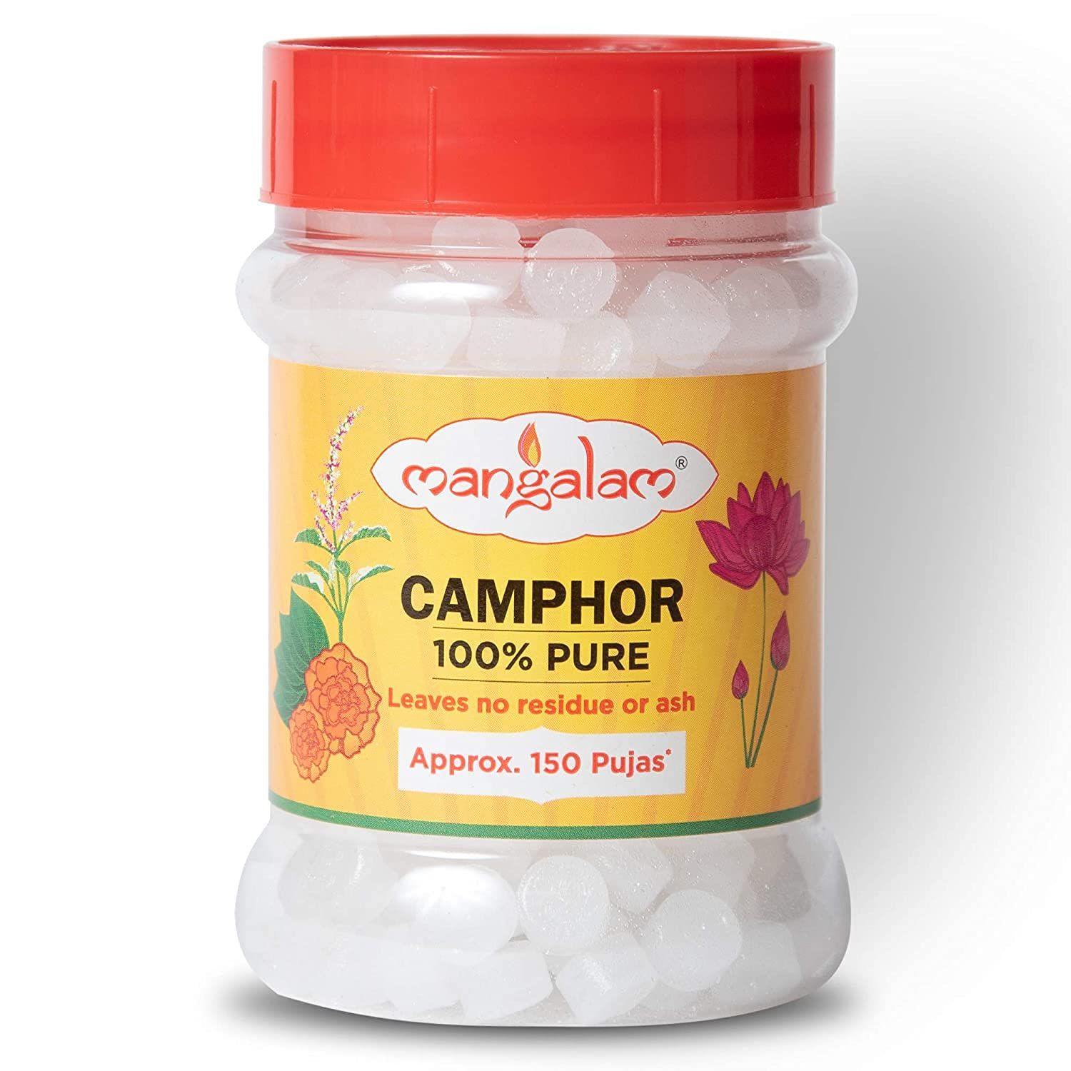 Mangalam Camphor Tablet, 100G Jar, Pack Of 1