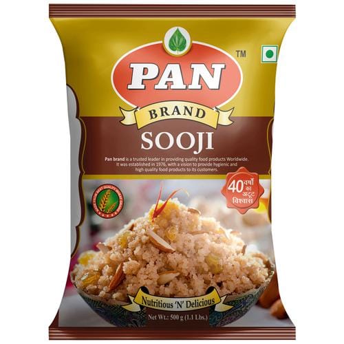 Pan Sooji, Rich In Nutrients & Protein, 500 G