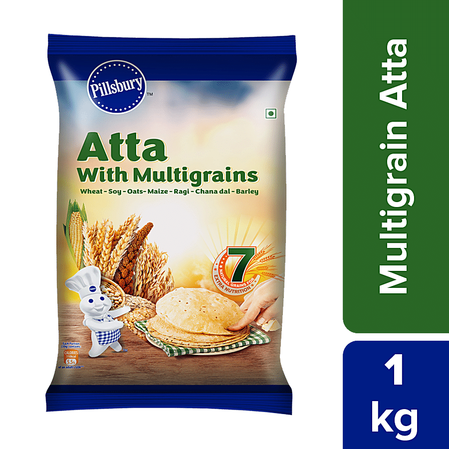 Pillsbury Atta/Godihittu, Multigrain, 1 Kg Pouch