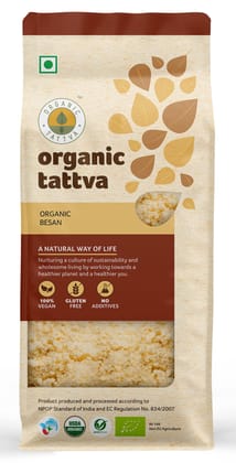 Organic Tattva, Organic Gluten Free Besan, 500G