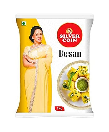 Silver Coin Besan, 1 Kg(Pack Of 2)